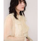 キナリ(16) | シャイニーボウタイ長袖ブラウス/イージーケア・2WAY | VIS 