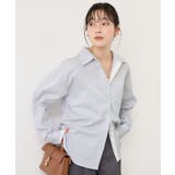 サックス(48) | ウエストリボンシャツ/イージーケア・WEB限定カラー | VIS 