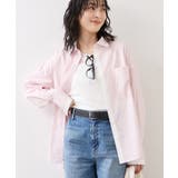 ピンク(63) | ウエストリボンシャツ/イージーケア・WEB限定カラー | VIS 