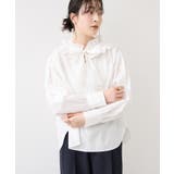 フリルネックブラウス | VIS  | 詳細画像10 
