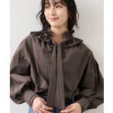 フリルネックブラウス | VIS  | 詳細画像15 