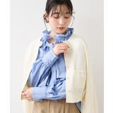 フリルネックブラウス | VIS  | 詳細画像23 