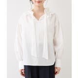 フリルネックブラウス | VIS  | 詳細画像25 