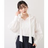 フリルネックブラウス | VIS  | 詳細画像5 