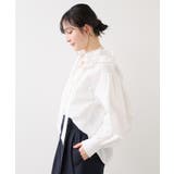 フリルネックブラウス | VIS  | 詳細画像6 