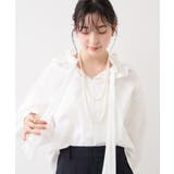 フリルネックブラウス | VIS  | 詳細画像7 