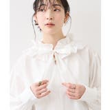 フリルネックブラウス | VIS  | 詳細画像8 