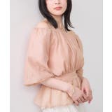 【夏トク価格】ドットアソート2WAYオフショルペプラムブラウス | VIS  | 詳細画像15 