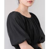 【夏トク価格】ドットアソート2WAYオフショルペプラムブラウス | VIS  | 詳細画像27 
