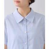 ペプラム切替キャップスリーブシャツ | VIS  | 詳細画像26 