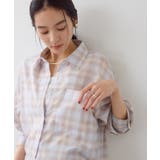 オンブレチェックオーバーシャツ | VIS | 詳細画像11