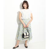 ピンタックフレンチスリーブブラウス | VIS  | 詳細画像11 