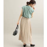 ピンタックフレンチスリーブブラウス | VIS  | 詳細画像21 