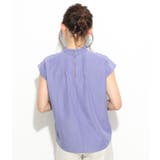 ピンタックフレンチスリーブブラウス | VIS  | 詳細画像3 