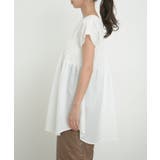 【洗える】ゆるVネックシャーリングシャツブラウス | VIS  | 詳細画像13 
