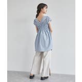 【洗える】ゆるVネックシャーリングシャツブラウス | VIS  | 詳細画像6 