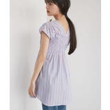 【洗える】ゆるVネックシャーリングシャツブラウス | VIS  | 詳細画像8 