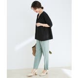 【防シワ】【2WAY】フロントタック5分袖ブラウス | VIS  | 詳細画像11 