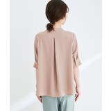 【防シワ】【2WAY】フロントタック5分袖ブラウス | VIS  | 詳細画像21 