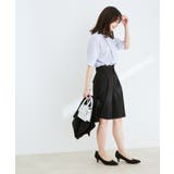 【防シワ】【2WAY】フロントタック5分袖ブラウス | VIS  | 詳細画像3 