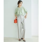 【防シワ】【2WAY】フロントタック5分袖ブラウス | VIS  | 詳細画像36 