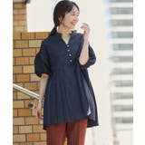 パール釦プリーツチュニック | VIS  | 詳細画像2 