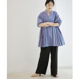 パール釦プリーツチュニック | VIS  | 詳細画像9 