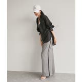 メタル釦シンプルシアーシャツ | VIS | 詳細画像22