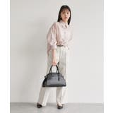 メタル釦シンプルシアーシャツ | VIS | 詳細画像24