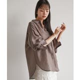 メタル釦シンプルシアーシャツ | VIS | 詳細画像7