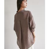 メタル釦シンプルシアーシャツ | VIS | 詳細画像8