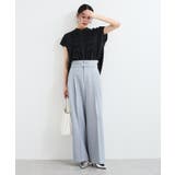 【接触冷感/洗える】気流染めスモッキングブラウス | VIS | 詳細画像15