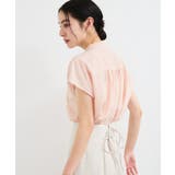 【接触冷感/洗える】気流染めスモッキングブラウス | VIS | 詳細画像17