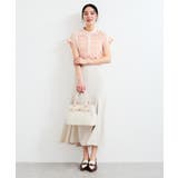 【接触冷感/洗える】気流染めスモッキングブラウス | VIS | 詳細画像20