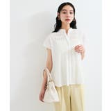 【接触冷感/洗える】気流染めスモッキングブラウス | VIS | 詳細画像27