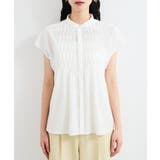 【接触冷感/洗える】気流染めスモッキングブラウス | VIS | 詳細画像30