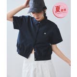 【夏トク価格】刺繍ロゴハーフスリーブシャツ | VIS  | 詳細画像1 