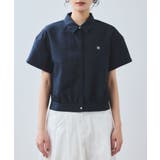 【夏トク価格】刺繍ロゴハーフスリーブシャツ | VIS  | 詳細画像18 