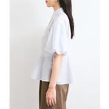 バルーンスリーブペプラムシャツ/通勤対応 | VIS  | 詳細画像16 