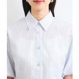 バルーンスリーブペプラムシャツ/通勤対応 | VIS  | 詳細画像18 