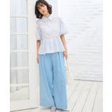 バルーンスリーブペプラムシャツ/通勤対応 | VIS  | 詳細画像26 