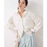 メタル釦シャツブラウス/イージーケア | VIS  | 詳細画像1 