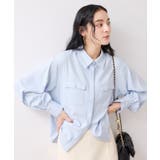 メタル釦シャツブラウス/イージーケア | VIS  | 詳細画像13 