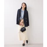 メタル釦シャツブラウス/イージーケア | VIS  | 詳細画像14 