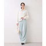 メタル釦シャツブラウス/イージーケア | VIS  | 詳細画像16 