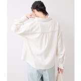 メタル釦シャツブラウス/イージーケア | VIS  | 詳細画像19 