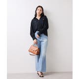 メタル釦シャツブラウス/イージーケア | VIS  | 詳細画像2 