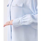 メタル釦シャツブラウス/イージーケア | VIS  | 詳細画像29 