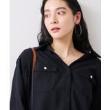 メタル釦シャツブラウス/イージーケア | VIS  | 詳細画像4 