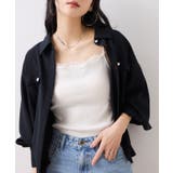 メタル釦シャツブラウス/イージーケア | VIS  | 詳細画像8 